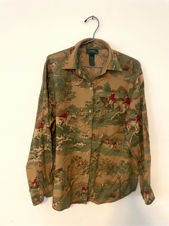 Ralph Lauren Tops - Ralph Lauren Equestrian Button-Up Shirt